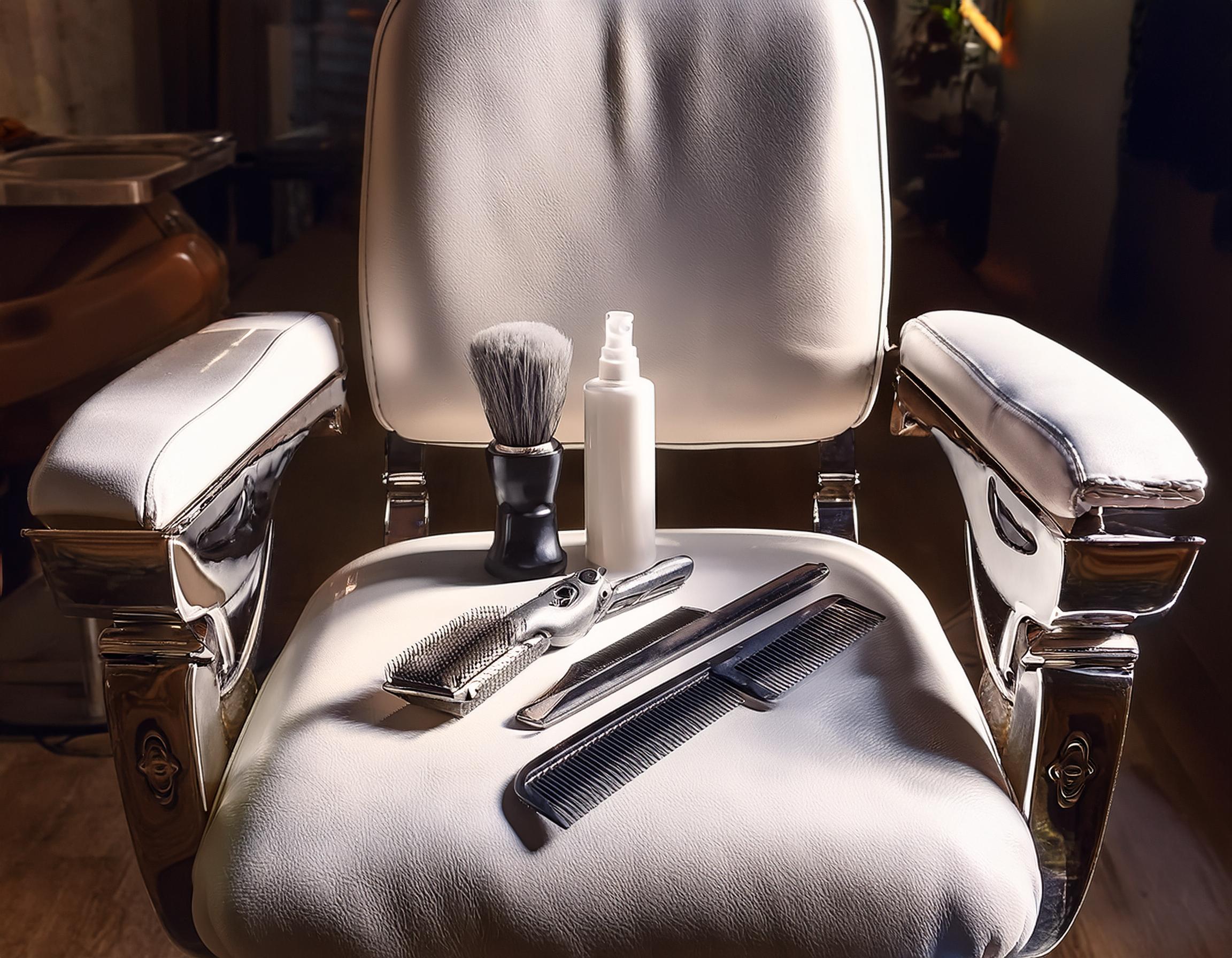 Elegante Damenfriseur-Salon in klassischem Stil