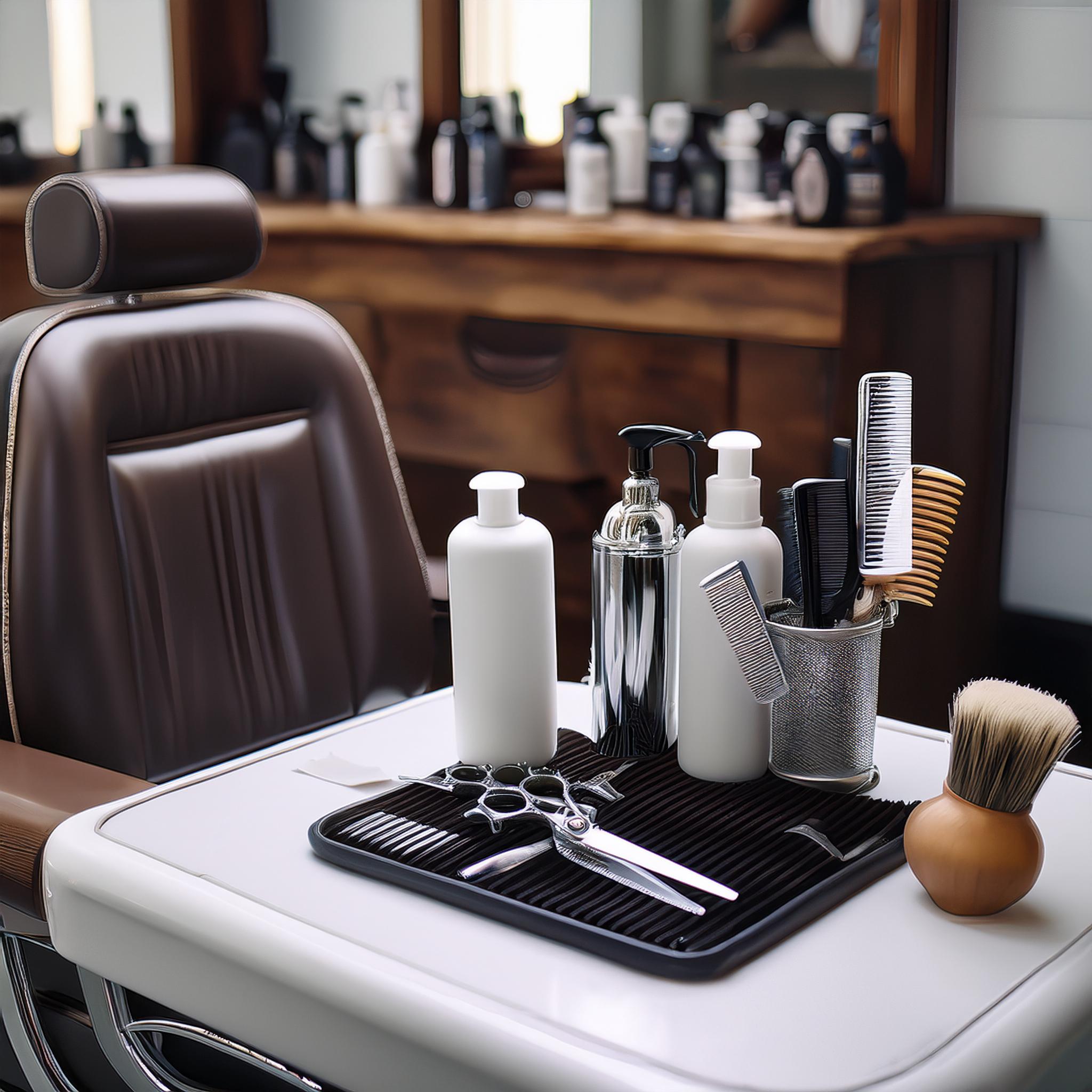 Friseursalon mit klassischem und elegantem Design
